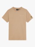 Lyle & Scott Kids' Embroidered T-Shirt, Sand Storm