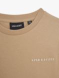 Lyle & Scott Kids' Embroidered T-Shirt, Sand Storm