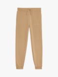 Lyle & Scott Kids' Script Embroidered Joggers, Sand Storm