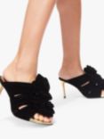 Kurt Geiger London Bloom Velvet Stiletto Heel Mule Sandals