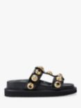 Kurt Geiger London Orson Multi Studded Sandals, Black/Multi