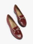 Carvela Click Patent Leather Loafers, Brown Camel, Red