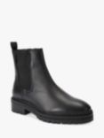 Carvela Companion Leather Chelsea Boots, Black