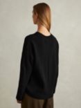 Reiss Martha Relaxed Wool Cashmere Blend Jumper