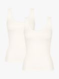 sloggi Organic Cotton Tank Top, Silk White