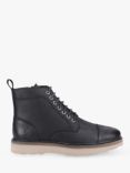 Hush Puppies Milo Leather Lace-Up Boots, Black