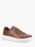 Hush Puppies Whelan Leather Trainers, Tan, Tan