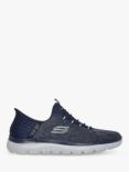 Skechers Hands Free Summits Key Pace Slip In Shoes, Navy