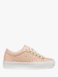 Geox Claudin Leather Low Cut Trainers, Nude