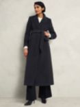 Hobbs Clarendon Wool Blend Coat, Charcoal