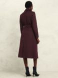 Hobbs Livia Wool Coat, Malbec