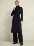 Hobbs Livia Wool Coat, Navy