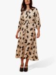 Traffic People Paper Moon Lulu Dress, Cream/Black