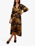 Traffic People Influence Lulu Dress, Black/Gold