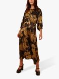 Traffic People Influence Lulu Dress, Black/Gold