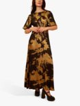 Traffic People Influence Trance Dress, Black/Gold