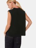 Whistles Wool Sleeveless Tank Top, Black