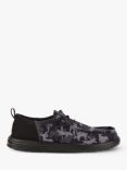 Hey Dude Wally Funk Hunt Camo Slip-On Shoes, Black