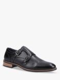 Hush Puppies David Leather Monk Shoes