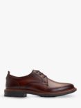 Base London Dime Waxy Leather Derby Shoes, Brown