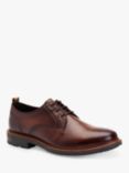 Base London Dime Waxy Leather Derby Shoes, Brown