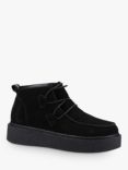 Hush Puppies Brianna Suede Fleece Lined Chukka Ankle Boots