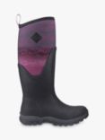 Muck Arctic Sport II Tall Wellington Boots, Black/Magenta Fade