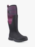 Muck Arctic Sport II Tall Wellington Boots, Black/Magenta Fade