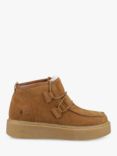 Hush Puppies Brianna Suede Fleece Lined Chukka Ankle Boots, Tan