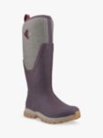 Muck Arctic Sport II Tall Wellington Boots, Wine/Herringbone