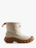 Hunter Intrepid Short Snow Boots, White Willow/Gum