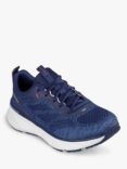 Skechers Edgeride Trainers, Navy/Pink