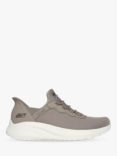 Skechers Hands Free BOBS Sport Squad Chaos Daily Inspiration Slip-In Trainers, Taupe