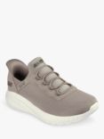 Skechers Hands Free BOBS Sport Squad Chaos Daily Inspiration Slip-In Trainers, Taupe