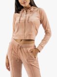 Juicy Couture Classic Velour Hoodie, Cafe Au Lait