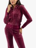 Juicy Couture Robertson Classic Zip Up Hoodie, Tawny Port