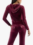 Juicy Couture Robertson Classic Zip Up Hoodie, Tawny Port