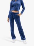 Juicy Couture Velour Joggers, Blue Depths