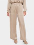 Saint Tropez Dinne Satin Elasticated Waist Loose Trousers