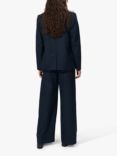 nué notes Belma Wool Blend Blazer, Navy