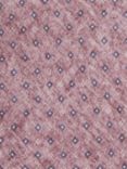 Reiss Albarese Silk Geometric Tie, Dusty Pink