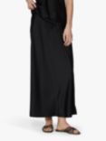 Sisters Point Gewo Satin Skirt, Black