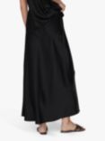 Sisters Point Gewo Satin Skirt, Black