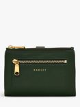 Radley Larkswood 2.0 Leather Medium Bifold Purse, Racing Green