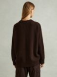 Reiss Elena Wool Cashmere Blend Crew Jumper