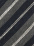 Reiss Verona Stripe Silk Blend Tie, Navy/Charcoal