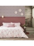 Burleigh x Bedeck Asiatic Cotton Percale Bedding, Mid Pink