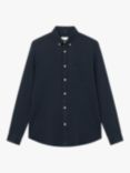 forét Organic Cotton Shirt, Navy