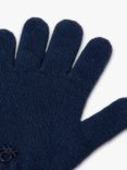 Benetton Kids' Wool Blend Gloves, Night Blue