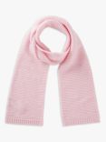 Benetton Kids' Wool Blend Link Stitch Scarf, Pink